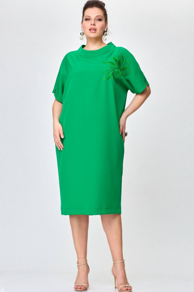 Платье SOVA 11223 зеленый - фото 1