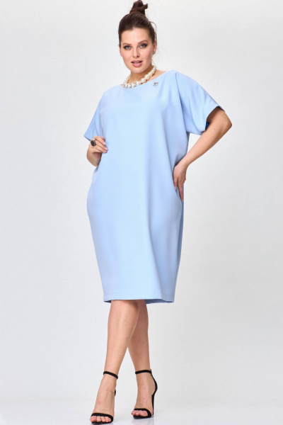 Платье SOVA 11224 голубой - фото 1