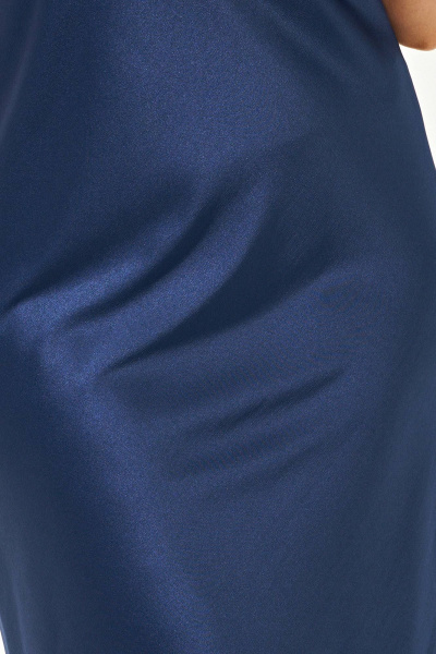 Платье IVA 1587 синий - фото 5