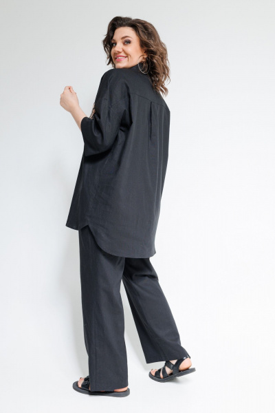 Блуза, брюки OVERYOU М101-1 черный - фото 12
