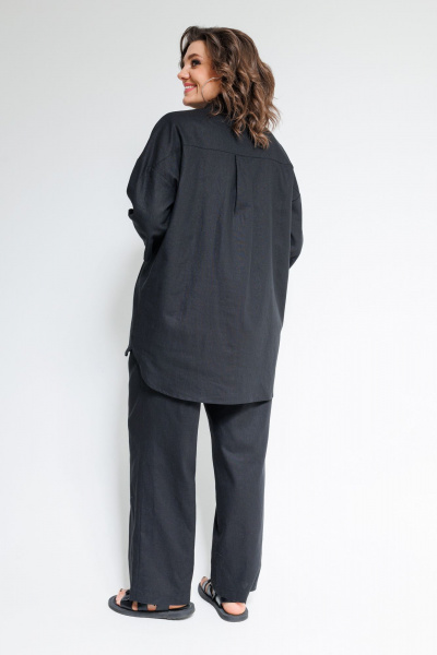 Блуза, брюки OVERYOU М101-1 черный - фото 11