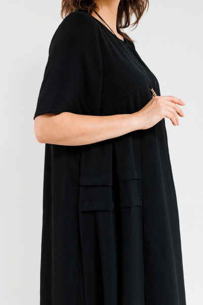 Платье OVERYOU М107-3 черный - фото 12