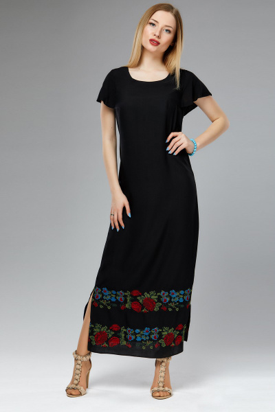 Платье Arisha 1122 черный - фото 1