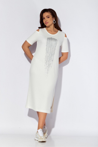Платье TAiER 1206-1 белый - фото 4