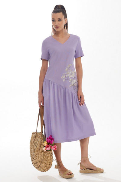 Платье Galean Style 854.1 фиолет - фото 1