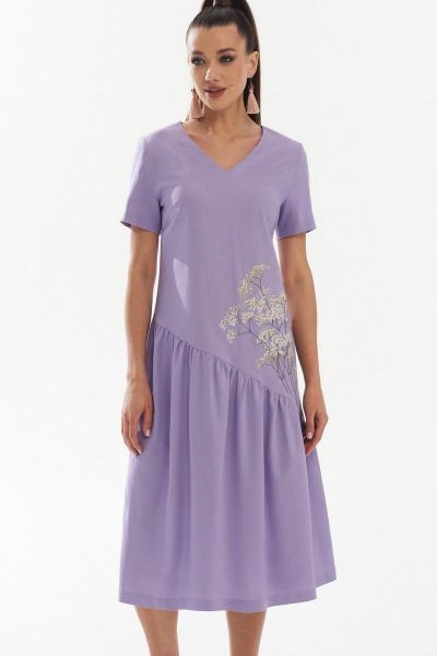 Платье Galean Style 854.1 фиолет - фото 3
