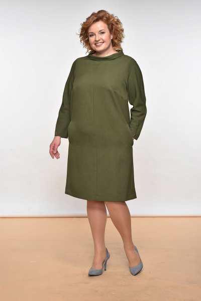 Платье Lady Style Classic 1520 зеленый - фото 1