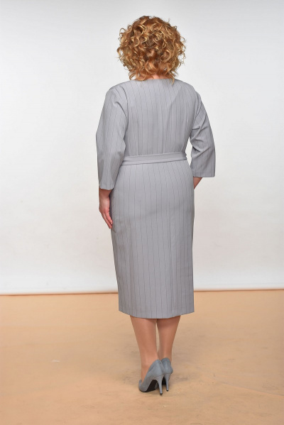 Платье Lady Style Classic 1175 серый - фото 2