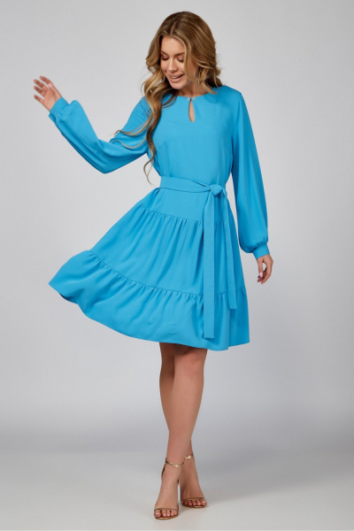 Платье Laikony L-361 голубой - фото 2