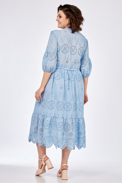 Платье Элль-стиль 2285 голубой - фото 8