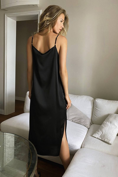 Платье LaVeLa L10184 черный - фото 3