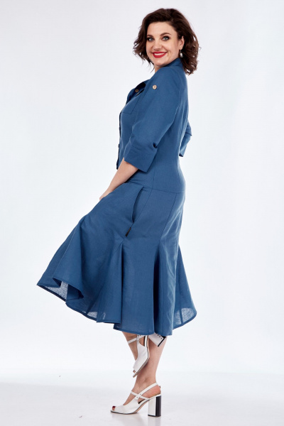 Платье Celentano lite 5016.1 синий - фото 8