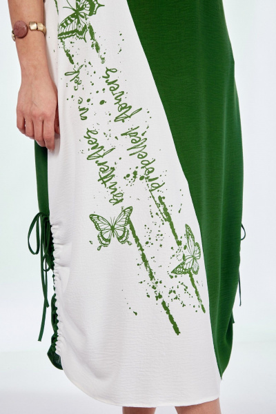 Платье Диомант 1957 зелень - фото 6