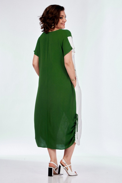 Платье Диомант 1957 зелень - фото 4