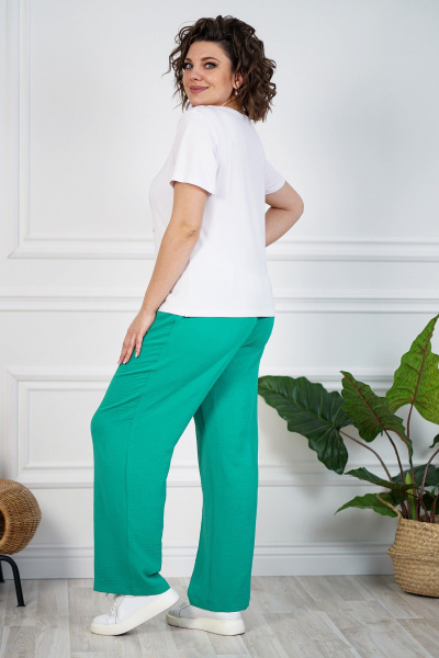Блуза, брюки, майка Alani Collection 2094 зеленый - фото 8