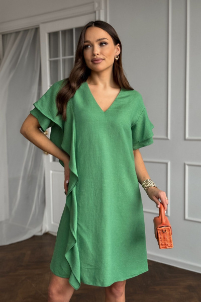 Платье Dilana VIP 2049 зелень - фото 7