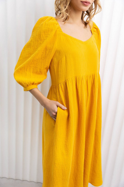 Платье Daloria 2055 желтый - фото 5