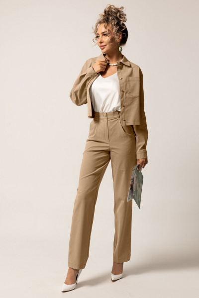 Блуза, брюки Golden Valley 6552 бежевый - фото 1