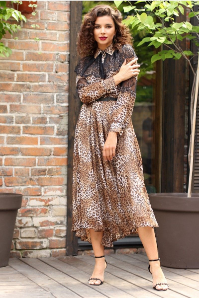 Платье Мода Юрс 2544 леопард - фото 3