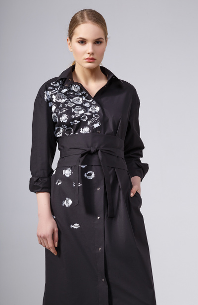 Платье Moveri by Larisa Balunova 95141 черный - фото 1