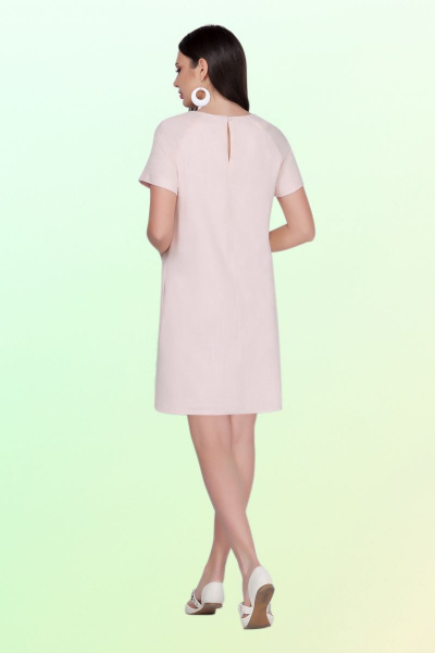 Платье Vitol Fashion В-1023 розовый - фото 2