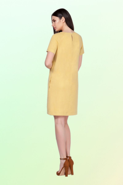 Платье Vitol Fashion В-1023 желтый - фото 2