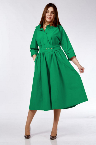 Платье Милора-стиль 1199 зеленый - фото 1