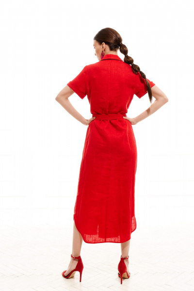 Платье ELLETTO LIFE 1996 красный - фото 3