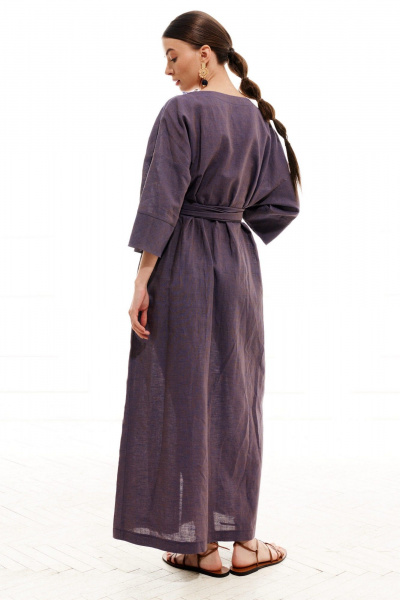 Платье ELLETTO LIFE 1013 фиолетовый - фото 11