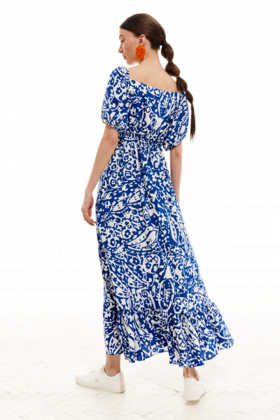 Платье ELLETTO LIFE 1015 сине-белый - фото 19