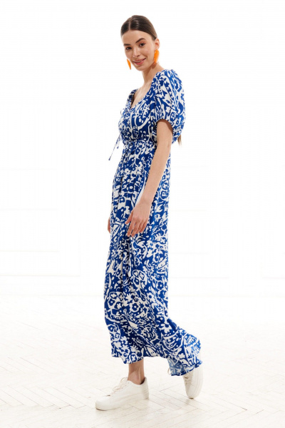 Платье ELLETTO LIFE 1015 сине-белый - фото 6