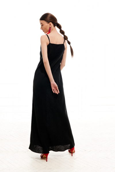 Платье ELLETTO LIFE 1022 черный - фото 6