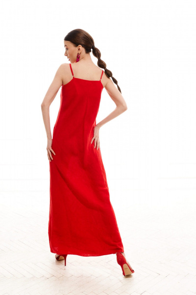 Платье ELLETTO LIFE 1022 красный - фото 71