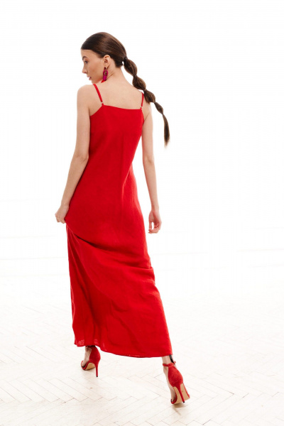 Платье ELLETTO LIFE 1022 красный - фото 70