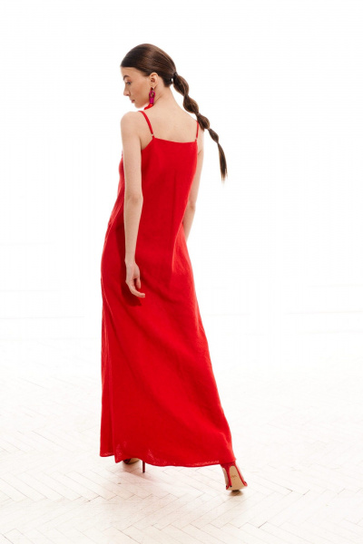 Платье ELLETTO LIFE 1022 красный - фото 69