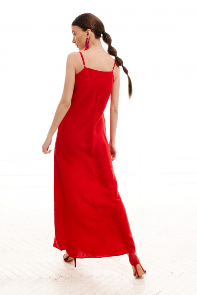 Платье ELLETTO LIFE 1022 красный - фото 68