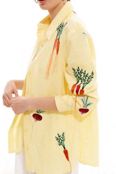Блуза ELLETTO LIFE 3705 желтый - фото 12