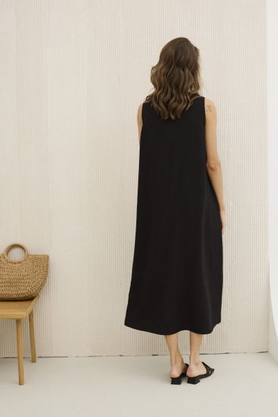 Платье DAVA 1141 черный - фото 2
