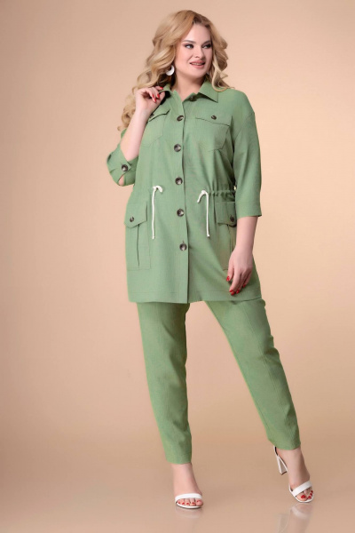 Блуза, брюки, жакет Romanovich Style 3-2161 хаки - фото 2