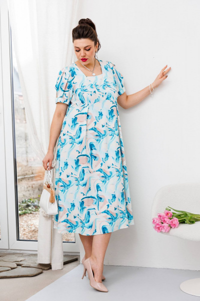 Платье Romanovich Style 1-2642 бирюзовый - фото 11