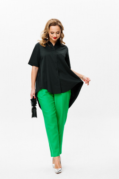 Блуза, брюки Mubliz 156 зеленый - фото 10