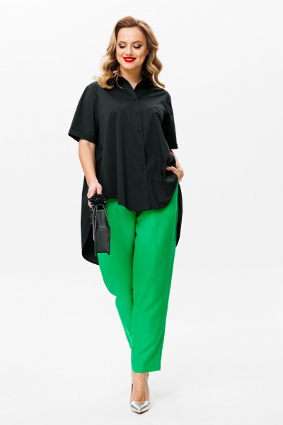 Блуза, брюки Mubliz 156 зеленый - фото 8