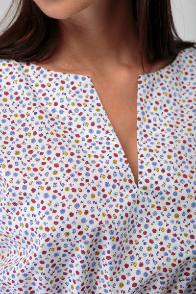 Блуза Anelli 860 цветы - фото 3