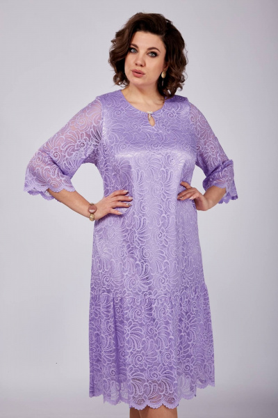 Платье SOVITA 919 фиолет - фото 6