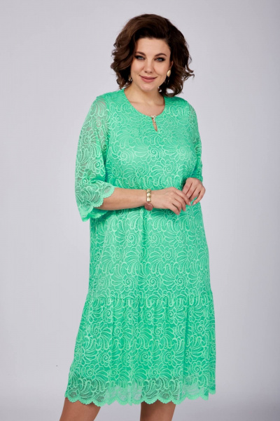 Платье SOVITA 919 зеленый - фото 5