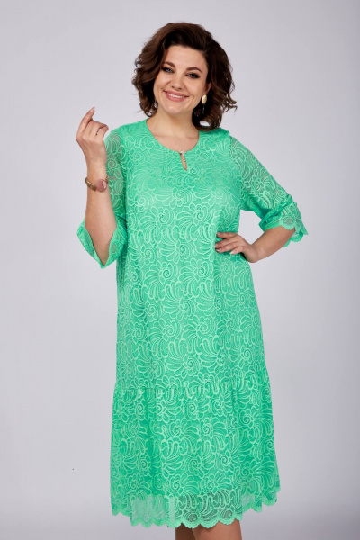 Платье SOVITA 919 зеленый - фото 4