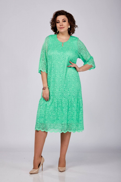 Платье SOVITA 919 зеленый - фото 1