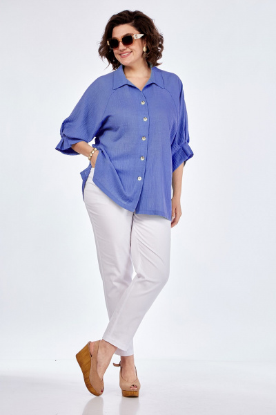 Блуза, брюки Jurimex 3100 голубой - фото 1