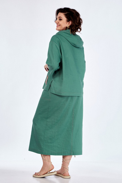 Блуза, юбка Jurimex 3106 зеленый - фото 2