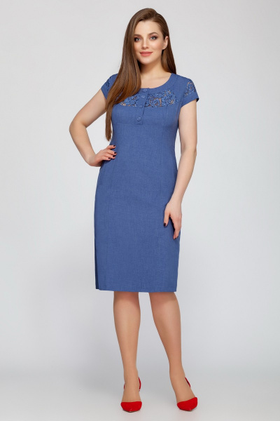 Платье LaKona 549 синий - фото 1